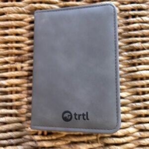 Trtl Gray Travel Passport Holder